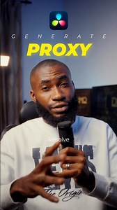 Davinci Resolve Tips: Smooth playbacks using Proxy #davinciresolve #videoediting