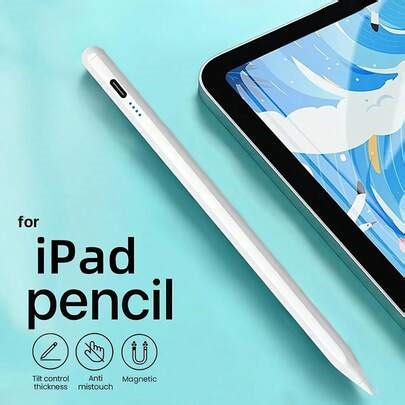 Tangle-Free Stylus Pen 2018-2022 Pro 11"/12.9", Air 4/5, 7/8/9/10, Mini 5/6 Compatible Stylus Pen With Tilt Sensitivity, Palm Rejection And High Precision, Low Latency, USB Rechargeable Lithium-Polymer Battery, Active Stylus Pen Compatible With Ipad With USB-C Charging Port And Magnetic Attachment, Suitable For Professionals And Digital Artists Spring Gift | SHEIN