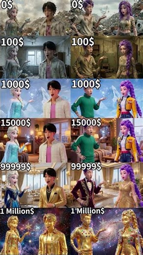 ELSA FROZEN & JINU K-POP DEMON HUNTERS VS THANOS & 230 RUMI