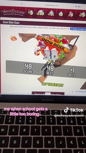 love my santa tracker snow rider #snowrider3d #santatrackersnowrider #makemefamous #viral #fyp