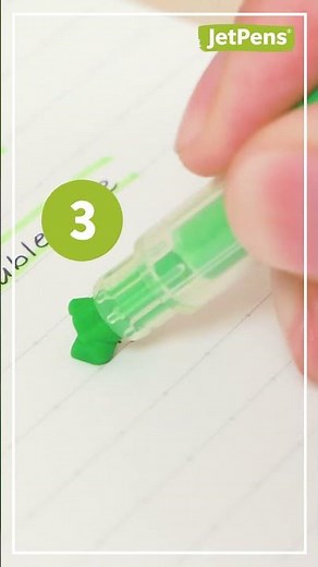 These weird highlighter tips actually work! ✨ GENIUS Japanese Highlighters! ✨ #shorts