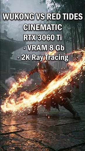 RTX 3060 Ti Black Myth Wukong vs Red Tied #8gbvram #pcgaming #nohoax #rtx3060ti #wukongguide