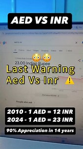 8K views · 22 reactions | From 2010 to 2024, Aed has skyrocketed—90% appreciation!  Witness the surge, watch it soar!  #Aed #CurrencyAppreciation #InvestSmart #FinancialGrowth #WealthBuilding #Economy2024 #SmartInvesting #GlobalMarket #FinancialFreedom | Honey Dubai Properties | Facebook