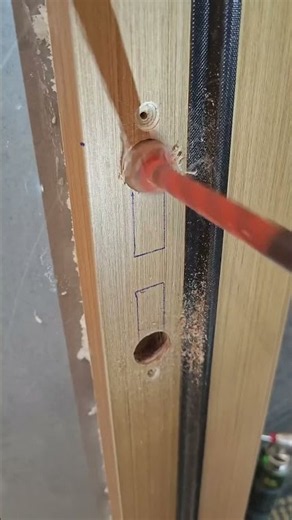 Nose lock installation #Door installation #Interior design #Renovation tips