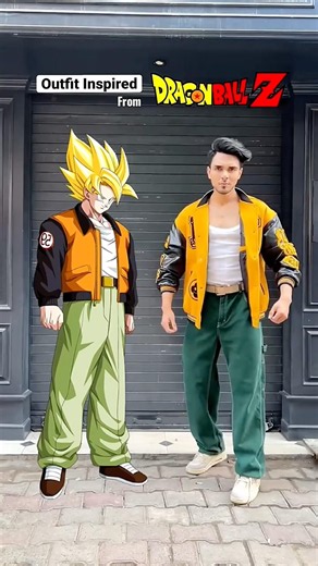 Outfit inspired from Dragon ball Z 😳😱#dragonball 101 M Views 😳😱 #hollywood #dragonballmovie