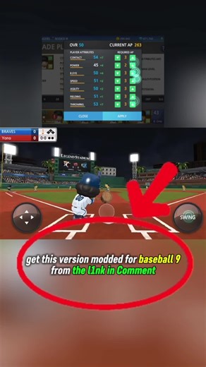 Baseball9 Mod, iOS & Android #baseball #baseball9 #baseballnine #baseball9mod #homerun