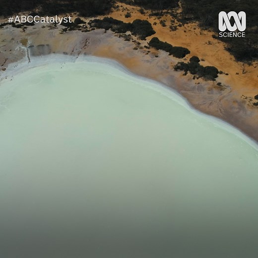 12K views · 195 reactions | Australia’s salt lakes look stunning — and if you dig a little deeper, they also contain clues for life on Mars | ABC Science | Facebook