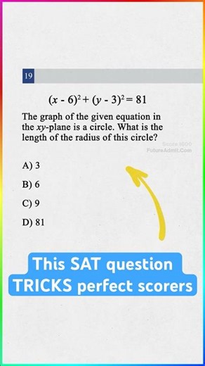 This simple SAT question TRICKS perfect scorers..