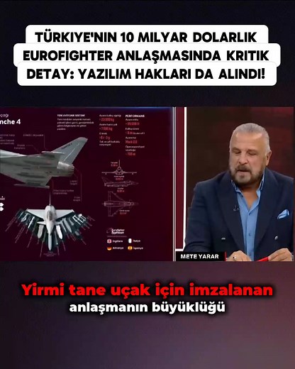 58K views · 1.1K reactions | "10 MİLYAR DOLARA KRİTİK DETAY!  Türkiye Eurofighter'lara KENDİ FÜZESİNİ YÜKLEYECEK Yazılım Hakkını da Aldı! | Mozart Etkisi | Facebook