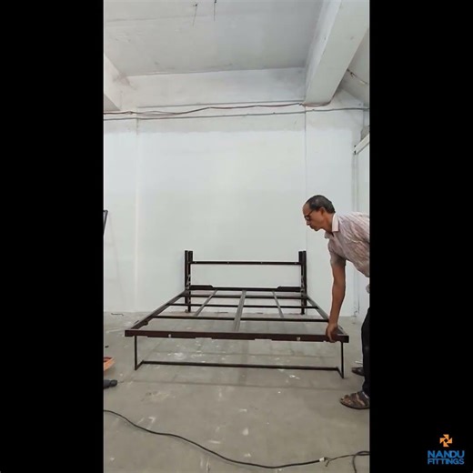 Wall Folding Bed Assembly That's Incredibly Smooth #satisfying