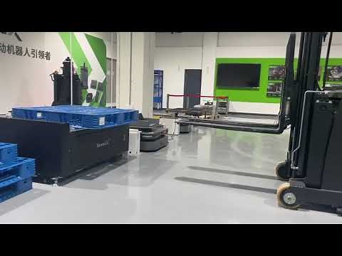 （AGF）無人自動フォークリフトApexC1500 床置きパレット搬送