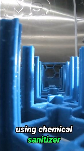 Inside The Wash Cycle of a Commercial Dish Machine