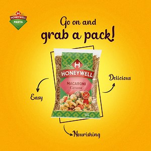 16 reactions | Easy to prepare ✔ Delicious ✔ Nourishing ✔ Go grab a pack of Honeywell Pasta! #HoneywellPasta | Honeywell Pasta | Facebook