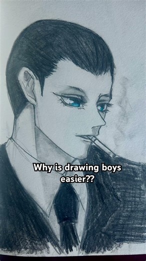 I love drawing… #art #animeeart #drawing #exploretrends #anime #drawingtutorial #shortsviral #sketch