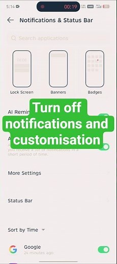 How to Disable Notifications and Customization on Android Phone ❤️‍🔥❤️‍🔥