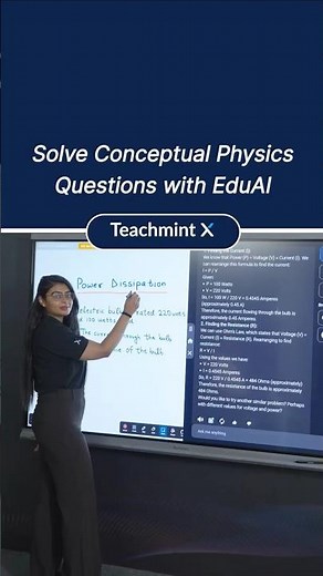 Physics Solved Instantly on Your Digital Board for Teaching | Real-Time Solutions with Teachmint X