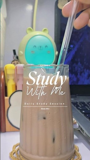D-4| Study With Me ASMR | Aesthetic Study Vlog #studyvlog #studyroutine #studywithme #studyasmr