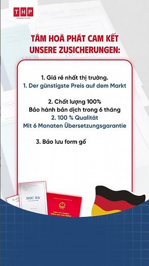 🇩🇪 PROFESSIONAL GERMAN TRANSLATION – FAST AND ACCURATE | Tam Hoa Phat Translation
