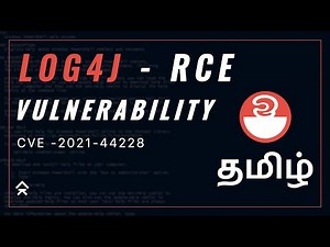 Log4j Vulnerability explained in Tamil