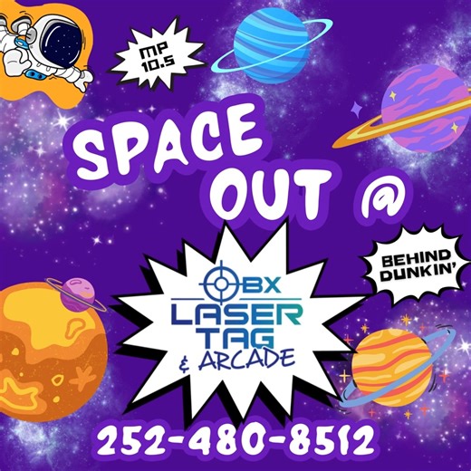 Alien activity has officially been detected in the Outer Banks… and they didn’t come in peace. 👽 Suit up, gather your crew, and prepare for an intergalactic showdown inside our arena. Lasers charged. Adrenaline pumping. Missions waiting. This isn’t just laser tag — it’s humanity’s last stand. See you on the battlefield, earthlings. 🌌🔫 252-480-8512 | OBX Laser Tag