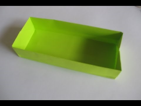 Como hacer una Caja Rectangular (Origami)