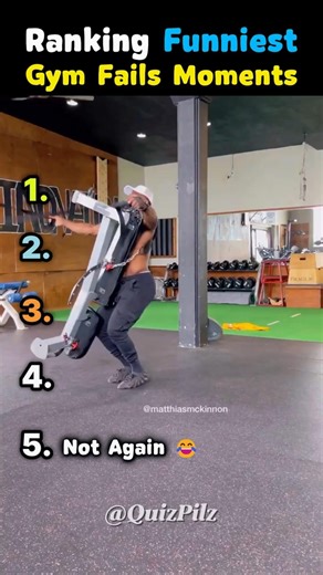 Ranking Funniest Gym Fails Moments😂💪#ranking #shorts #funny