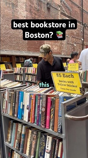 Exploring the oldest bookstore in Boston, MA 📚