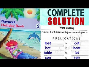Navneet holiday book 2 complete answer standard 2rd