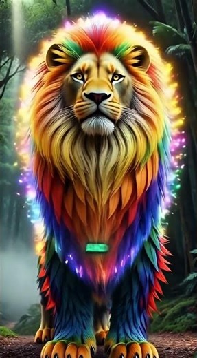 If this lion appears on your screen today,it means good luck and abundance are on the way. 🍀💰