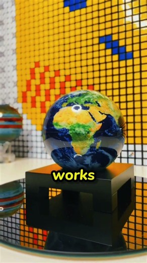 How does this globe spin forever? 🌍 #science #physics #magic