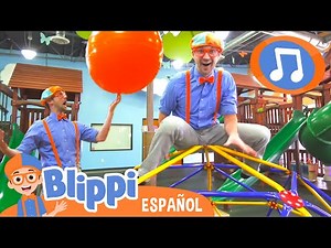 La Canción Divertida del Parque Infantil de Blippi 🎵 Blippi Español Canciones para niños