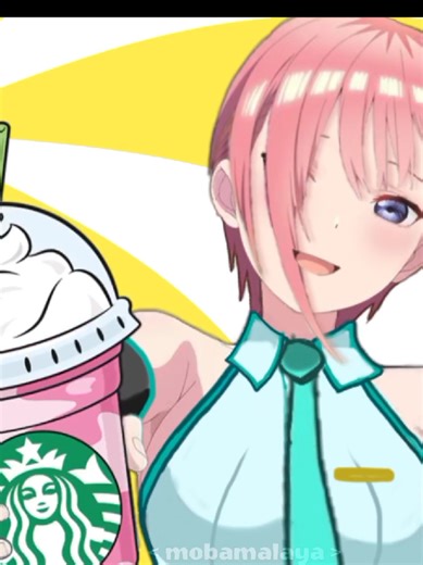 #nakanoichika cosplay#hatsunemiku popipo FRAPPUCCHINO ichika favorite drink edit#thequintessentialquintuplets alightmotion finally done colouring,TikTok ruined quality hd video why hmm ichika version #fypviral