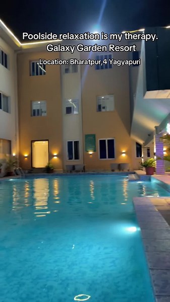 Poolside Relaxation Therapy at Galaxy Garden Resort