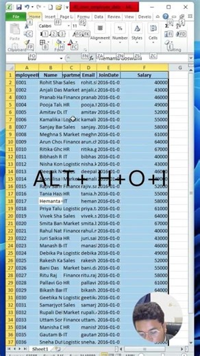 Top 5 Excel Shortcuts You Must Know 🔥 | Boost Your Speed in 10 Seconds#exceltips #excelshortcuts