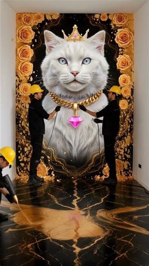 🐱🌙 J'ai transformé ma chambre en sanctuaire de chat — résultat INCROYABLE #viral #chat