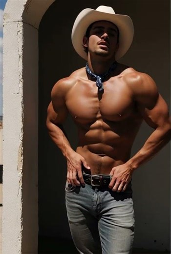Cowboy Heat • Masculine Aesthetic • AI Male Visuals by MeneroSyn