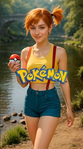 Pokemon Girls Transformed Into Real Life — Misty, Serena & More! 🌟⚡#livingcartoon