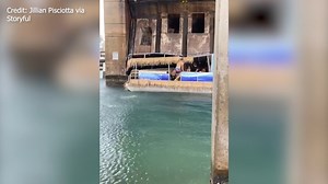 112K views · 1.1K reactions | TERRIFYING: A group of boaters in Florida had to jump ship as a drawbridge began crushing their boat. Details: https://bit.ly/3ufOZju | WFLA News Channel 8 | Facebook