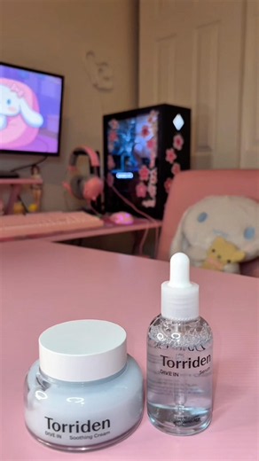 torriden dive in serum and soothing cream ‪@yesstyle‬ ‪@torriden-official‬ #skincareproducts