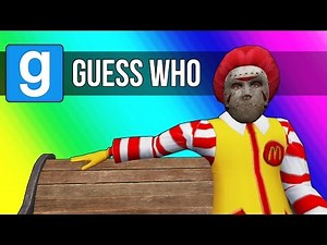 Gmod Guess Who - Mcdonald's Edition! (Garry's Mod Funny Moments)