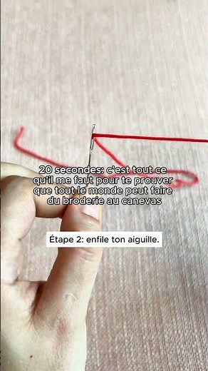 Le canevas, ce n’est pas compliqué – et on peut vous le prouver en moins de 20 secondes ⏱️🧵