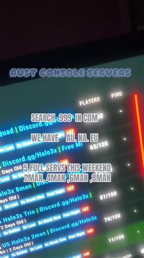 Rust servers #rustserver #rustgame #rusttok #rustconsole #rust
