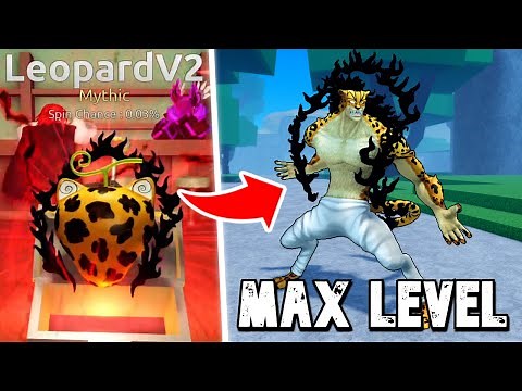 Noob to Max Level Using Mythical Leopard V2 Fruit in Fruit Battlegrounds.. (Roblox)