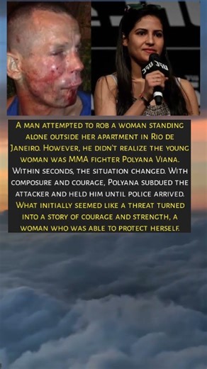 🥊😱 "When Courage Revenges: The Night Polyana Viana Fought Fear"