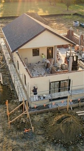 See How Fast a Modern House Actually Gets Built #construction #timelapse #impressive
