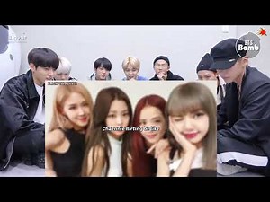 BTS reaction BLACKPINK Cute and Funny Moments 2021