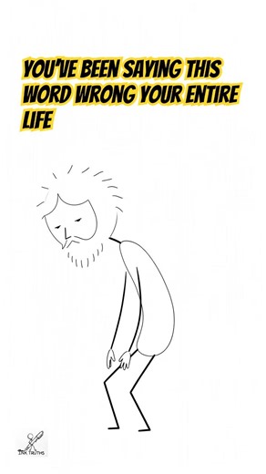 You’ve Been Pronouncing This Word Wrong Your Entire Life #fyp #stickfigure #story #inktruth #CapCut