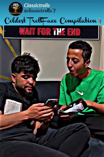Wait For The End ☠️💀 #classictrolls #fyp #explore #trollface