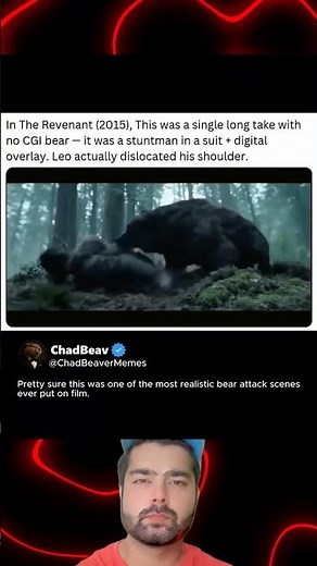 The Revenant Bear Attack Scene Wasn’t CGI – Just One Long Take with a Stuntman in a Suit!