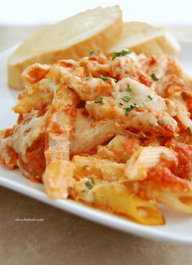 Classic Baked Penne Pasta with Ricotta Recipe